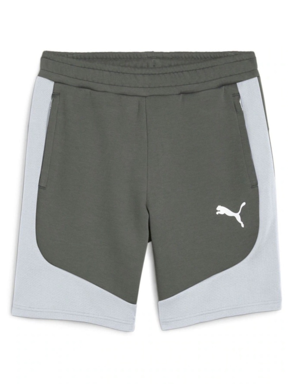 Puma Men's grey evostripe shorts. Size M
